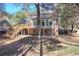 Two story house with large deck and fenced backyard at 2864 Holly Oaks Dr, Marietta, GA 30062