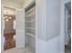 Walk-in pantry with ample shelving for storage at 2864 Holly Oaks Dr, Marietta, GA 30062