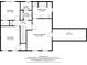 Second floor plan with primary bedroom and bath at 2864 Holly Oaks Dr, Marietta, GA 30062