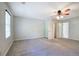 Bright bedroom featuring a ceiling fan and ample space at 2864 Holly Oaks Dr, Marietta, GA 30062