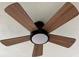 Modern ceiling fan with wood-look blades and integrated light at 1262 Villa Rica Rd, Marietta, GA 30127