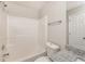 Bathroom with a bathtub/shower combo and granite countertop at 611 Shadow Valley Ct, Lithonia, GA 30058