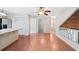 Open living space with hardwood floors and access to deck at 3373 Northumberland Pl, Roswell, GA 30075