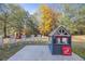 Concrete patio with playhouse and seating at 2095 Jessica Way, Conyers, GA 30012