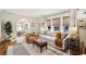 Spacious living room with a white couch and wooden coffee table at 1214 Cameron Ne Ct, Atlanta, GA 30306