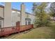 Townhouse backyard with deck and grassy area at 3187 Kingswood Gln, Decatur, GA 30034