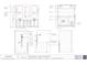 Primary bathroom architectural plans and elevations at 10935 Serenbe Ln, Chattahoochee Hills, GA 30268