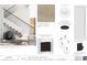 Stair railing, hardwood flooring, lighting fixtures, and interior doors at 10935 Serenbe Ln, Chattahoochee Hills, GA 30268