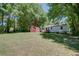 Large backyard with shed and home view at 3580 Orchard Cir, Decatur, GA 30032