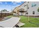 Relaxing backyard with hammock, soccer goal, and grassy area at 1428 Sparkling Cove Dr, Buford, GA 30518