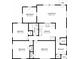 Three-bedroom, one-bathroom home with a spacious living room and a kitchen at 1885 Broad Ave, East Point, GA 30344