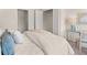 Main bedroom with a desk and large closet at 224 Epping St # 7, Stockbridge, GA 30281