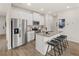 Modern kitchen with stainless steel appliances and granite countertops at 224 Epping St # 7, Stockbridge, GA 30281