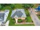 Aerial view showcasing the house and yard at 1778 Campbellton Sw Rd, Atlanta, GA 30311