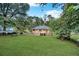 Spacious backyard with a large grassy area and mature trees at 1778 Campbellton Sw Rd, Atlanta, GA 30311