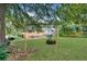 Backyard with grassy area and mature trees at 1778 Campbellton Sw Rd, Atlanta, GA 30311