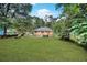 Large backyard with a grassy area and mature trees at 1778 Campbellton Sw Rd, Atlanta, GA 30311