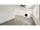 Spacious living room with hardwood floors and fireplace at 194 Rosser Sw St, Atlanta, GA 30314