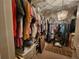 Walk-in closet with clothing racks and storage drawers at 183 Regent Pl, Woodstock, GA 30188