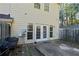 Private patio with double doors leading from the house at 4131 High Park Terrace, Atlanta, GA 30344