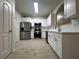 Modern kitchen with stainless steel appliances and white shaker cabinets at 137 St Ann Cir, Dallas, GA 30157