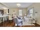 Open living and dining room with hardwood floors at 1171 Oak Sw St, Atlanta, GA 30310