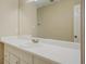 Bathroom with a vanity sink and large mirror at 1187 Dixie Rd, Covington, GA 30014