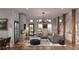 Bright and airy living room with fireplace at 176 Railroad St, Canton, GA 30114