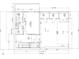 First floor plan showcasing a two-car garage, kitchen, and spacious bathroom at 176 Railroad St, Canton, GA 30114