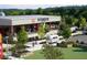 Reformation Brewery, with outdoor seating and a vintage trailer at 172 Railroad St, Canton, GA 30114