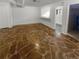 Large basement area with flagstone flooring at 5876 Poplin Ct, Lithonia, GA 30058