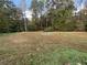 Large backyard with open space and mature trees at 5876 Poplin Ct, Lithonia, GA 30058