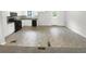 Kitchen with white cabinets and vinyl flooring at 5876 Poplin Ct, Lithonia, GA 30058