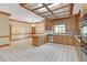 Kitchen with wood cabinets, tiled floor, and a stained glass ceiling at 2545 Winthrope Way, Lawrenceville, GA 30044