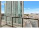 Private balcony offering stunning city and building views at 270 17Th Nw St # 1108, Atlanta, GA 30363