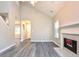 Spacious living room with hardwood floors and high ceilings at 6315 Wellington Walk Way, Lithonia, GA 30058