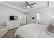 Bright and airy main bedroom with a king-size bed at 2615 Quarterdeck Dr, Cumming, GA 30041