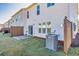 Private backyard with patio and wooden fence at 2615 Quarterdeck Dr, Cumming, GA 30041