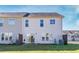 Townhouse rear elevation showcasing two-story design at 2615 Quarterdeck Dr, Cumming, GA 30041