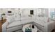 Open concept living room with large sectional sofa and kitchen views at 2615 Quarterdeck Dr, Cumming, GA 30041