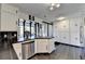 Kitchen with stainless steel appliances and black and white tile floor at 4255 Iris Brooke Ln, Snellville, GA 30039