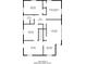 Floor plan showing 3 bedrooms, kitchen, living room, and dining area at 2301 Delowe Dr, Atlanta, GA 30344