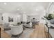 Spacious living room features hardwood floors and an open floor plan at 63 Black Rock Rdg, Sharpsburg, GA 30277