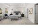 Main bedroom with plush carpet, large windows, and ensuite bathroom at 63 Black Rock Rdg, Sharpsburg, GA 30277