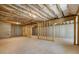 Unfinished basement with open floor plan, ready for customization at 63 Black Rock Rdg, Sharpsburg, GA 30277