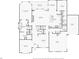 First-floor layout showing bedrooms, bathrooms, kitchen, living spaces, and garage at 2420 Bronze Ct, Cumming, GA 30041
