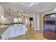 Open concept kitchen with stainless steel appliances and island at 197 Dixboro Dr, Jonesboro, GA 30238
