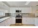 Modern kitchen with stainless steel appliances and granite countertops at 197 Dixboro Dr, Jonesboro, GA 30238