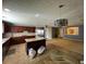Spacious kitchen with granite countertops and dark wood cabinets at 2820 Brookford Sw Ln, Atlanta, GA 30331