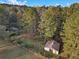 Aerial view of property and outbuildings at 620 Springview Dr, Covington, GA 30014
